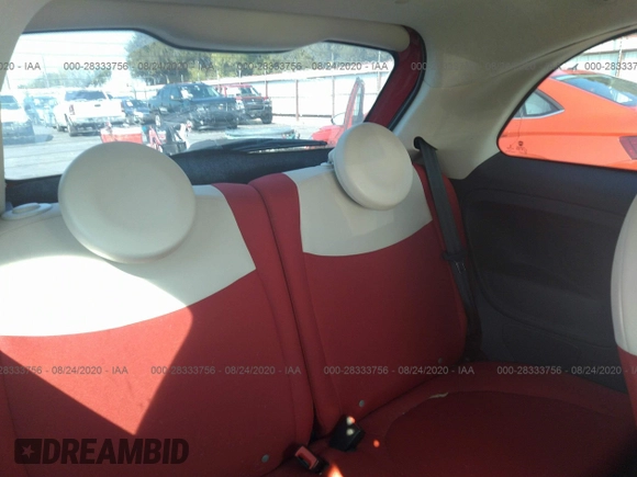 2013 FIAT 500 Pop with VIN 3C3CFFARXDT739174, listed as a IAAI auction lot 28333756 with 32,884 mi miles. Bid and sale history available at carsss.com. Image 8.