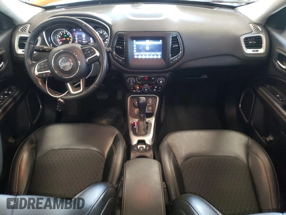 2018 Jeep Compass Latitude with VIN 3C4NJDBB0JT180531, listed as a Copart auction lot 64718445 with 45,407 mi miles and Salvage title. Bid and sale history available at DreamBid. Image 8.