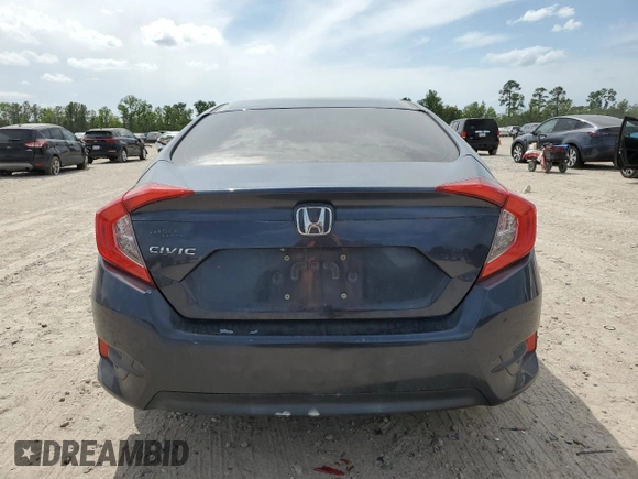 2016 Honda Civic Sedan LX with VIN 19XFC2F50GE013297, listed as a Copart auction lot 53420095 with 82,702 mi miles and Salvage Title. Bid and sale history available at carsss.com. Image 6.