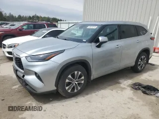 2021 Toyota Highlander XLE with VIN 5TDGZRBH4MS081292, listed as a Copart auction lot 53674315 with 85,895 mi miles and Salvage title. Bid and sale history available at DreamBid. Image 1.