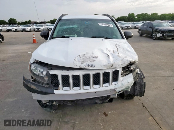 2016 Jeep Compass Sport с VIN 1C4NJCBA7GD773478, выставлен на аукционе Copart как лот 59503495 с пробегом 66 475 миль миль и Списание • Salvage title. История ставок и продаж доступна на DreamBid. Изображение 5.