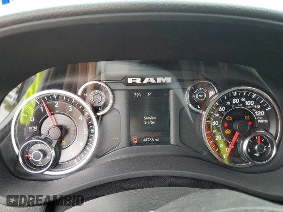 2021 Ram 2500 Tradesman with VIN 3C6UR5CJ2MG558658, listed as a Copart auction lot 55326055 with 44,786 mi miles and Salvage Title. Bid and sale history available at carsss.com. Image 9.