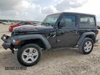 2022 Jeep Wrangler Sport S with VIN 1C4HJXAGXNW163909, listed as a Copart auction lot 61966835 with 30,569 mi miles and Salvage title. Bid and sale history available at DreamBid. Image 1.