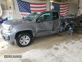 2022 Chevrolet Colorado 2WD LT z VIN 1GCHSCEA4N1126377, wystawiony jako Copart lot #54822625 z przebiegiem 75 947 mil mil oraz Czysty tytuł • Clean title. Historia ofert i sprzedaży dostępna na DreamBid. Obrazek 1.