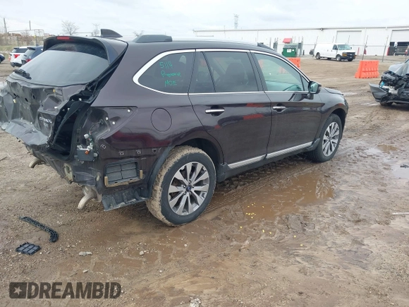 2017 Subaru Outback Touring with VIN 4S4BSETC6H3208556, listed as a IAAI auction lot 41951115 with 153,279 mi miles and . Bid and sale history available at DreamBid. Image 4.