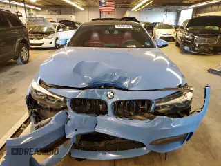 2018 BMW M4 with VIN WBS4Y9C56JAC86367, listed as a Copart auction lot 54995374 with 85,280 mi miles and Salvage Title. Bid and sale history available at carsss.com. Image 5.
