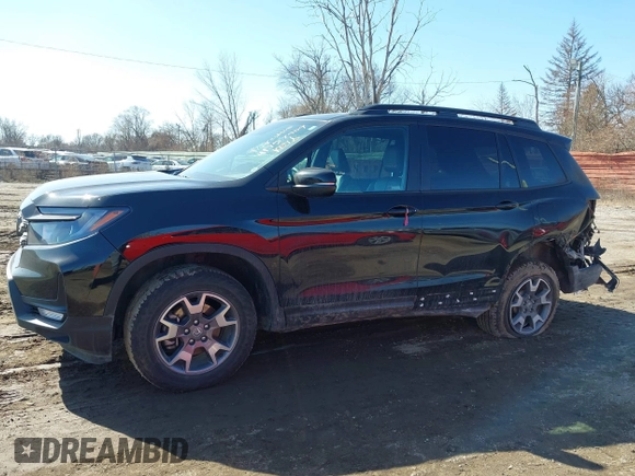 2023 Honda Passport TrailSport with VIN 5FNYF8H67PB042153, listed as a IAAI auction lot 41757909 with 26,810 mi miles and . Bid and sale history available at DreamBid. Image 14.