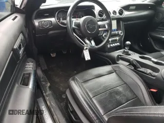 2021 Ford Mustang GT Premium with VIN 1FATP8FF1M5103901, listed as a Copart auction lot 56490485 with 46,584 mi miles and Salvage title. Bid and sale history available at DreamBid. Image 8.