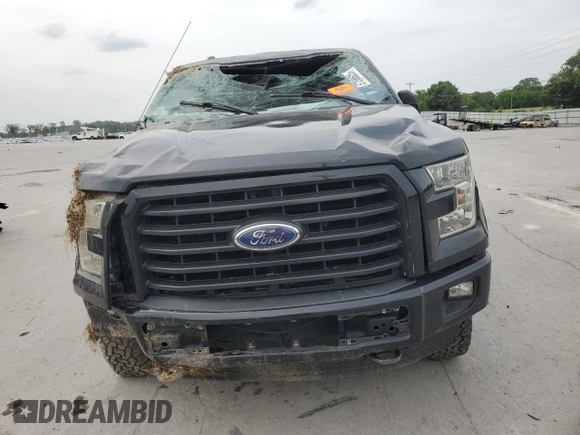 2016 Ford F-150 XLT with VIN 1FTEW1EFXGKF02911, listed as a Copart auction lot 57268625 with 114,794 mi miles and Salvage title. Bid and sale history available at DreamBid. Image 5.