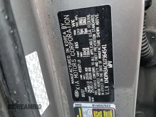 2018 Kia Sportage EX z VIN KNDPN3AC6J7364541, wystawiony jako Copart lot #56382695 z przebiegiem Nie podano mil oraz Szkoda całkowita • Salvage title. Historia ofert i sprzedaży dostępna na DreamBid. Obrazek 13.