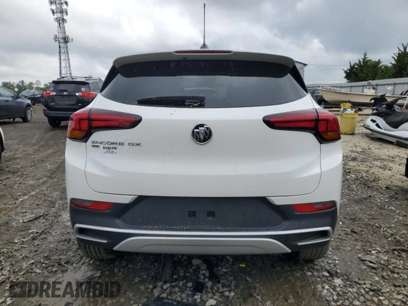 2023 Buick Encore GX Preferred with VIN KL4MMCSL2PB138890, listed as a Copart auction lot 56207005 with 8,375 mi miles and Salvage title. Bid and sale history available at DreamBid. Image 6.