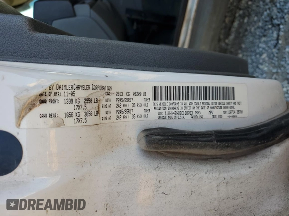 2006 Jeep Commander with VIN 1J8HH48N86C168763, listed as a Copart auction lot 88930175 with 289,933 mi miles and Salvage Title. Bid and sale history available at carsss.com. Image 13.