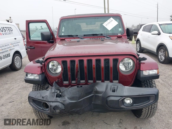 2021 Jeep Wrangler Sport S with VIN 1C4GJXAN8MW700480, listed as a IAAI auction lot 41149300 with 41,433 mi miles and . Bid and sale history available at DreamBid. Image 12.
