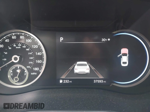 2023 Genesis G70 2.0T with VIN KMTG34TA3PU129307, listed as a IAAI auction lot 41636981 with 37,593 mi miles and . Bid and sale history available at DreamBid. Image 7.