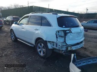 2013 Acura MDX with VIN 2HNYD2H26DH510809, listed as a IAAI auction lot 41812685 with 91,722 mi miles. Bid and sale history available at carsss.com. Image 3.