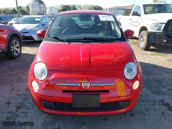 2015 FIAT 500 Pop with VIN 3C3CFFAR3FT598399, listed as a IAAI auction lot 41831175 with 117778 miles. Bid and sale history available at carsss.com. Image 6.
