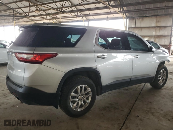2021 Chevrolet Traverse LS with VIN 1GNERFKW6MJ210870, listed as a Copart auction lot 51370535 with Not Provided miles and Salvage Title. Bid and sale history available at carsss.com. Image 3.