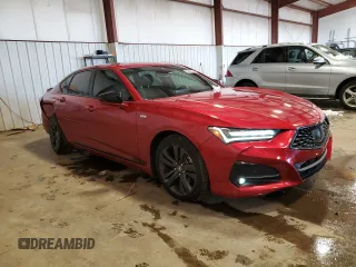 2021 Acura TLX w/A-Spec Package with VIN 19UUB6F59MA006480, listed as a Copart auction lot 86082704 with 59,683 mi miles and Salvage Title. Bid and sale history available at carsss.com. Image 4.