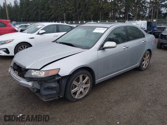 2004 Acura TSX w/Navigation with VIN JH4CL96924C004603, listed as a IAAI auction lot 41621278 with 186,906 mi miles. Bid and sale history available at carsss.com. Image 2.
