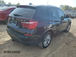 2015 BMW X3 xDrive28i with VIN 5UXWX9C57F0D52214, listed as a Copart auction lot 69326213 with Not Provided miles and Salvage Title. Bid and sale history available at DreamBid. Image 3.