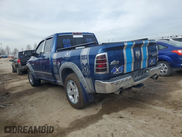 2010 Dodge 1500 SLT with VIN 1D7RV1GTXAS198516, listed as a Copart auction lot 40552514 with 140,192 mi miles and Salvage Title. Bid and sale history available at carsss.com. Image 2.