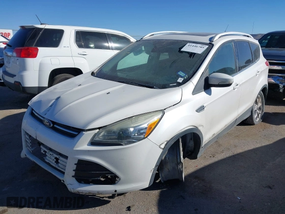 2016 Ford Escape Titanium with VIN 1FMCU0J96GUB36680, listed as a IAAI auction lot 41446705 with 137,926 mi miles. Bid and sale history available at carsss.com. Image 16.
