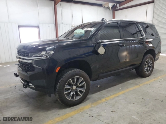 2021 Chevrolet Tahoe LS with VIN 1GNSKMKD2MR430504, listed as a Copart auction lot 48783945 with 44,313 mi miles and Clean Title. Bid and sale history available at carsss.com. Image 1.