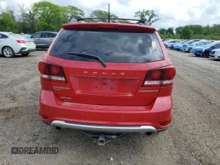 2015 Dodge Journey Crossroad with VIN 3C4PDDGG3FT740635, listed as a Copart auction lot 57762665 with 140,075 mi miles and Salvage title. Bid and sale history available at DreamBid. Image 6.