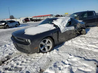 2014 Dodge Challenger SXT with VIN 2C3CDYAG3EH204522, listed as a Copart auction lot 41659465 with 0 mi miles and Salvage Title. Bid and sale history available at carsss.com. Image 1.