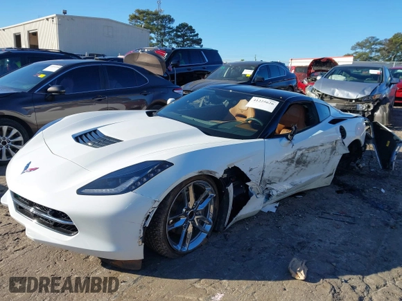 2018 Chevrolet Corvette 3LT with VIN 1G1YF2D77J5104700, listed as a IAAI auction lot 41225626 with 25,091 mi miles. Bid and sale history available at carsss.com. Image 6.