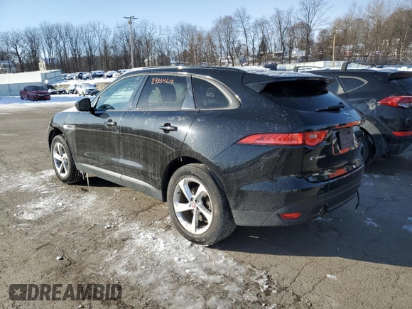 2018 Jaguar F-Pace 30t Premium with VIN SADCJ2GX8JA291369, listed as a Copart auction lot 89354235 with 31,789 mi miles and Salvage title. Bid and sale history available at DreamBid. Image 2.