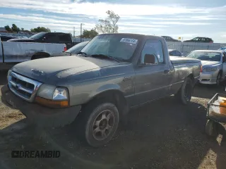 1999 Ford Ranger XL with VIN 1FTYR10C0XUA11611, listed as a Copart auction lot 87066154 with 214,007 mi miles and Clean Title. Bid and sale history available at carsss.com. Image 1.