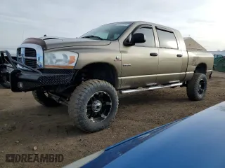 2006 Dodge Ram 2500 SLT with VIN 3D7KS29C36G165126, listed as a Copart auction lot 48070165 with 128,790 mi miles and Salvage Title. Bid and sale history available at carsss.com. Image 1.