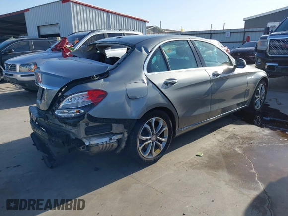 2015 Mercedes-Benz C 300 with VIN 55SWF4JBXFU077676, listed as a IAAI auction lot 41714534 with 104,177 mi miles and . Bid and sale history available at DreamBid. Image 4.