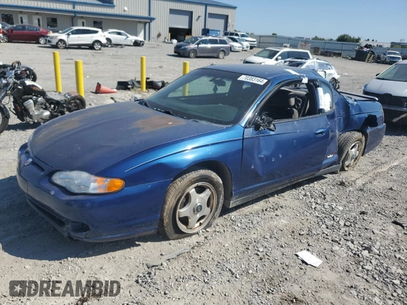 2005 Chevrolet Monte Carlo LS with VIN 2G1WW12E359123191, listed as a Copart auction lot 70383164 with 0 mi miles and Clean Title. Bid and sale history available at carsss.com. Image 1.