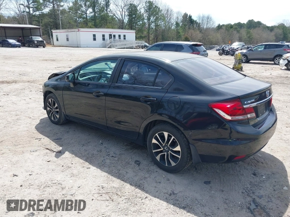 2013 Honda Civic EX with VIN 19XFB2F80DE253927, listed as a IAAI auction lot 41834659 with 177,558 mi miles and . Bid and sale history available at DreamBid. Image 3.