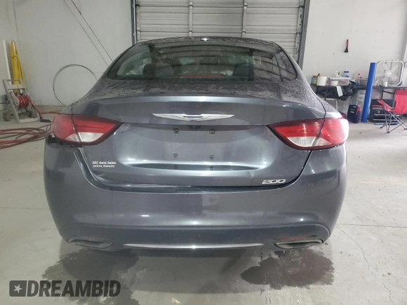 2015 Chrysler 200 Limited with VIN 1C3CCCAG0FN634135, listed as a Copart auction lot 81250584 with 0 mi miles and Salvage Title. Bid and sale history available at carsss.com. Image 6.