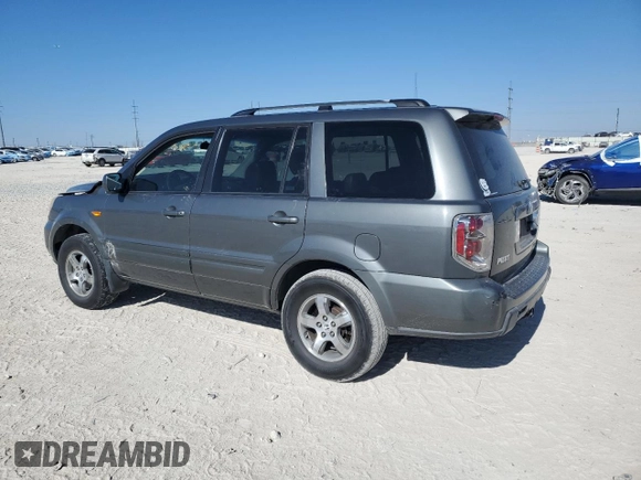 2007 Honda Pilot EX-L with VIN 5FNYF287X7B035543, listed as a Copart auction lot 41758695 with 220,347 mi miles and Salvage Title. Bid and sale history available at DreamBid. Image 2.