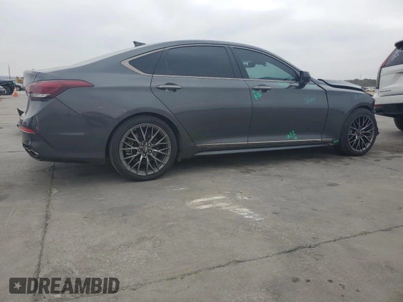 2018 Genesis G80 Sport z VIN KMHGN4JB8JU240796, wystawiony jako Copart lot #78517364 z przebiegiem 89 858 mil mil oraz Szkoda całkowita • Salvage title. Historia ofert i sprzedaży dostępna na DreamBid. Obrazek 3.
