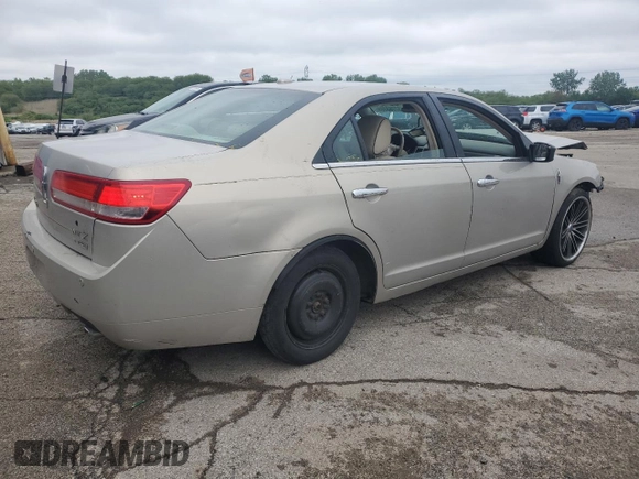 2010 Lincoln MKZ with VIN 3LNHL2JC9AR621538, listed as a Copart auction lot 57763705 with 191,487 mi miles and Salvage title. Bid and sale history available at DreamBid. Image 3.