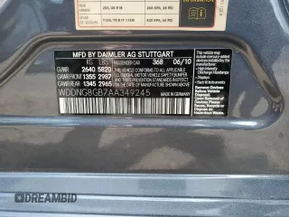 2010 Mercedes-Benz S 550 z VIN WDDNG8GB7AA349245, wystawiony jako Copart lot #57496695 z przebiegiem 100 820 mil mil oraz Szkody całkowita. Historia ofert i sprzedaży dostępna na DreamBid. Obrazek 12.