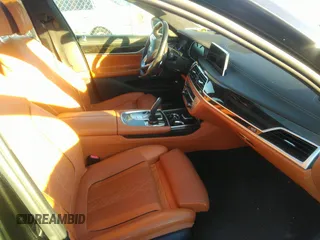 2017 BMW 7 Series 750i with VIN WBA7F0C35HGM22087, listed as a IAAI auction lot 40872348 with 49,734 mi miles. Bid and sale history available at carsss.com. Image 5.