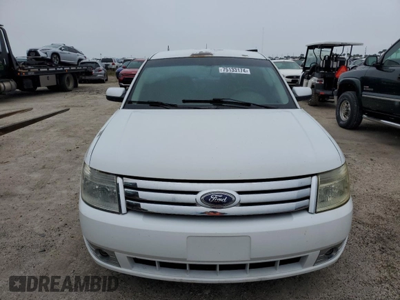 2008 Ford Taurus SEL with VIN 1FAHP24W98G150240, listed as a Copart auction lot 75133174 with 118,146 mi miles and Salvage Title. Bid and sale history available at carsss.com. Image 5.
