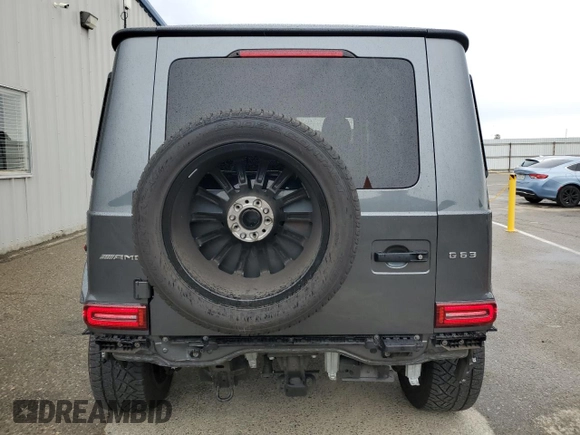 2022 Mercedes-Benz G 63 AMG with VIN W1NYC7HJXNX443554, listed as a Copart auction lot 49165765 with 20,654 mi miles and Salvage title. Bid and sale history available at DreamBid. Image 6.