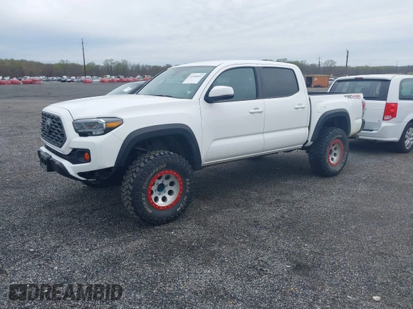 2023 Toyota Tacoma SR with VIN 3TMCZ5AN2PM641846, listed as a IAAI auction lot 41948660 with 21,969 mi miles and . Bid and sale history available at DreamBid. Image 2.