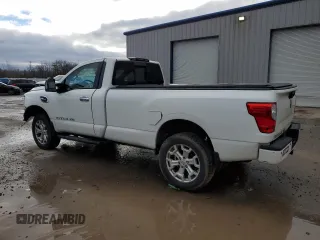 2017 Nissan Titan XD SV with VIN 1N6AA1RP1HN561729, listed as a Copart auction lot 80043944 with 0 mi miles and Salvage Title. Bid and sale history available at carsss.com. Image 2.
