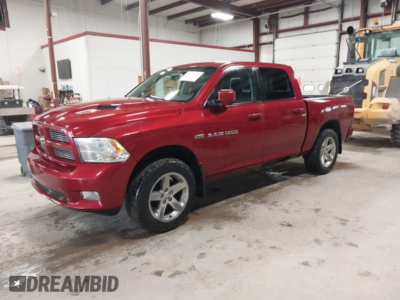 2012 Ram 1500 Sport with VIN 1C6RD7MT5CS130137, listed as a IAAI auction lot 42076238 with 269,336 mi miles. Bid and sale history available at carsss.com. Image 17.