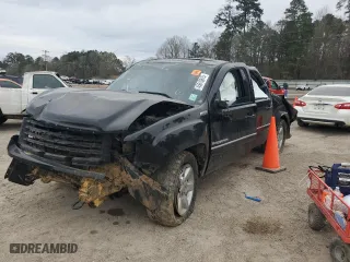 2013 GMC Sierra 1500 SLT with VIN 3GTP2WE23DG137361, listed as a Copart auction lot 45610615 with 0 mi miles and Salvage Title. Bid and sale history available at carsss.com. Image 1.