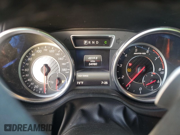 2018 Mercedes-Benz G 63 AMG with VIN WDCYC7DH3JX296184, listed as a Copart auction lot 72693033 with 54,980 mi miles and . Bid and sale history available at carsss.com. Image 9.