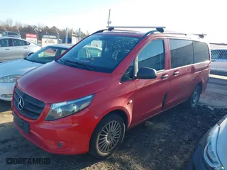 2017 Mercedes-Benz Metris Passenger Van with VIN WD4PG2EE8H3209867, listed as a IAAI auction lot 41857669 with 283,565 mi miles. Bid and sale history available at carsss.com. Image 2.